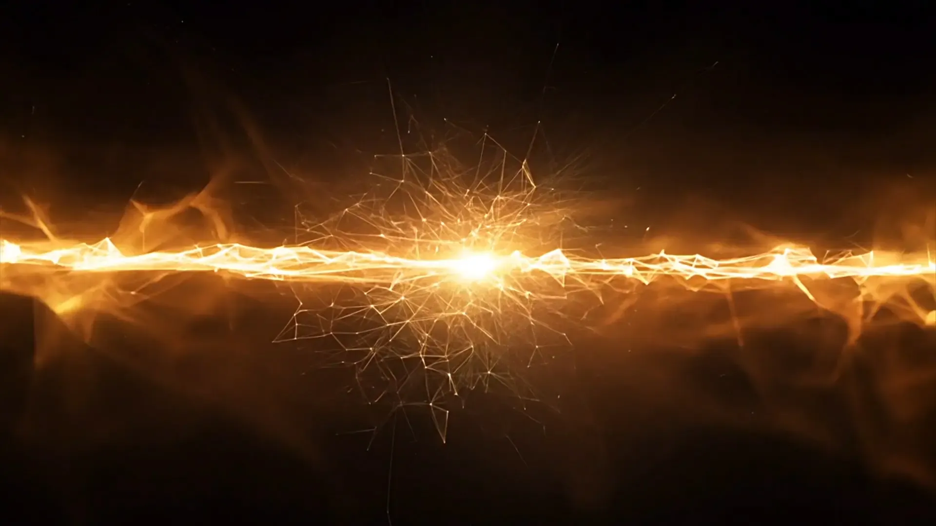 Fiery Network Sparks Overlay for Creative Title Reveal Videos